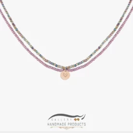 گردنبند طلا زنانه هارت لت