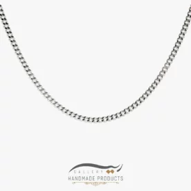 گردنبند نقره مردانه کارتیه