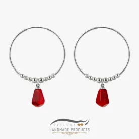 گوشواره نقره زنانه اناردون