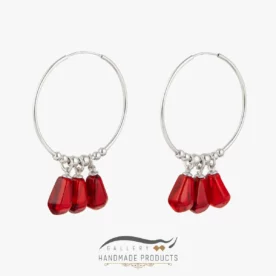 گوشواره نقره زنانه شب چله