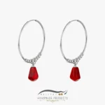 گوشواره نقره زنانه اناردون