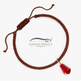 دستبند طلا زنانه رد موکا