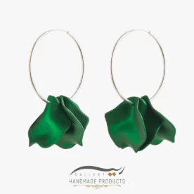 گوشواره نقره زنانه امرالد