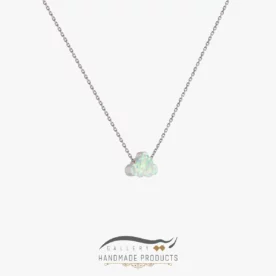 گردنبند نقره زنانه اوپال ابر