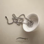 گردنبند نقره مردانه کارتیه