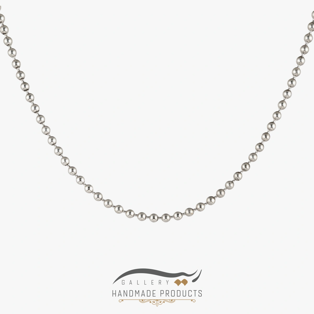01-Ri3-5490-Silver گردنبند نقره زنانه ساچمه ای