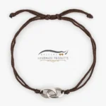 دستبند نقره مردانه لینک