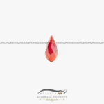 آویز ساعت نقره زنانه کریستال اشکی