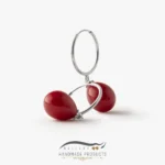 گوشواره نقره زنانه پیونی