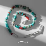 دستبند نقره مردانه آزتک