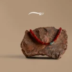 دستبند نقره مردانه رگنار (ساخته شده از نقره، عقیق و جاسپر)